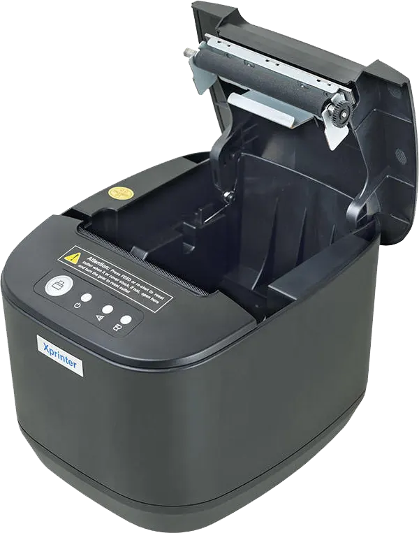 طابعة فواتير حرارية Xprinter ، توصيل USB، أسود، موديل XP-Q833L