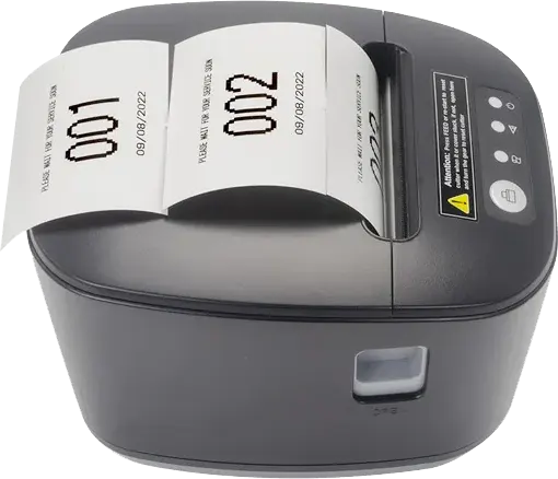 طابعة فواتير حرارية Xprinter ، توصيل USB، أسود، موديل XP-Q833L