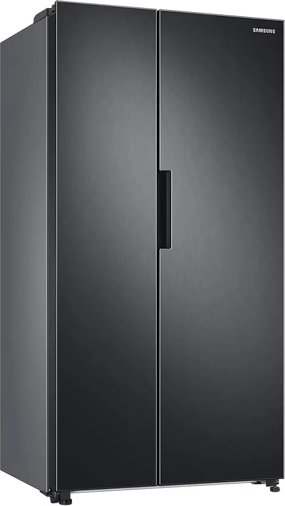 Samsung Side by Side Refrigerator, No Frost, 634 Liters, Inverter, 2 Doors, Black, RS66A8100B1-MR