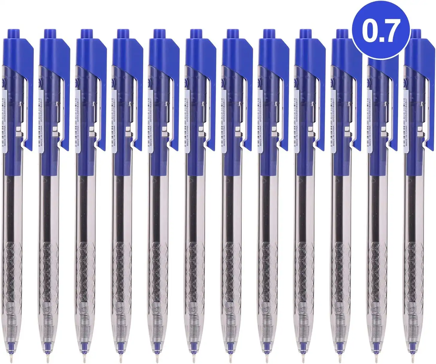 قلم حبر جاف، 7 ملم، أزرق، Q01330