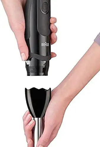 Braun MultiQuick Hand Blender, 1000 Watt, 600 ml, with Multiple Attachments, Black MQ5275