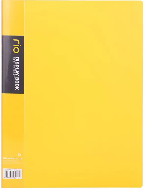 حافظة أوراق A4 بجيوب ديلي، 20 جيب، ألوان متعددة، E5032