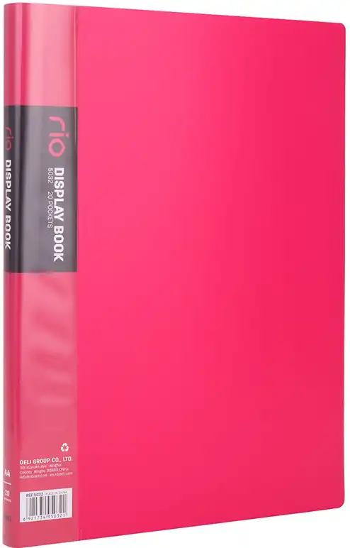 Deli A4 Pocket folder, 20 pockets, Multi Color, E5032