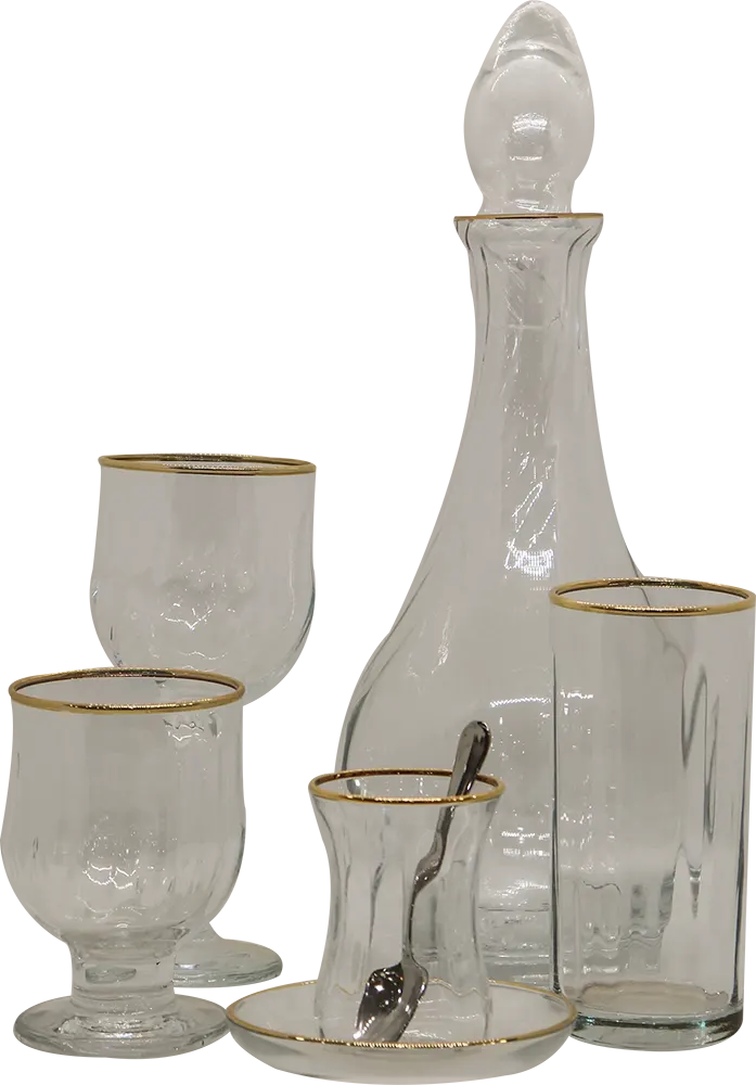 طقم ساري متعدد الاستخدامات 38 قطعة، مدهب