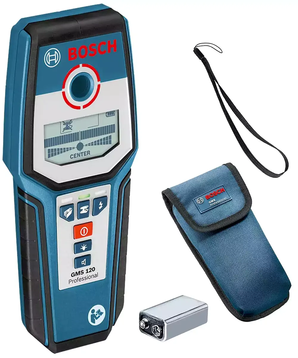 Bosch Metal Detector, Maximum Detection Depth 120mm, GMS 120 PROFESSIONAL