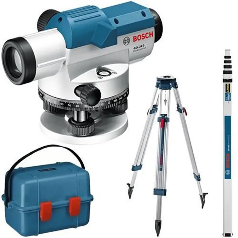 Bosch Level, 360°, 120m, with Stand and Ruler, GOL 32 D PROFESSIONAL
