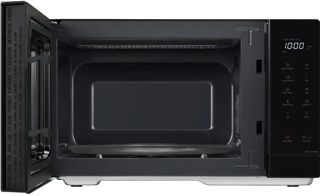 Panasonic Microwave 25 Liter Digital, 900 Watt, Black, NN-ST34NB