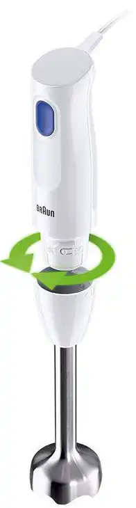 Braun Hand Blender, 450 Watt, 600 ml, White MQ10.001MWH