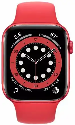 Æble immunisering Hav Apple Watch Series 6, Touch Screen, 44mm, GPS, Bluetooth 5.0, Red Elghazawy  Shop