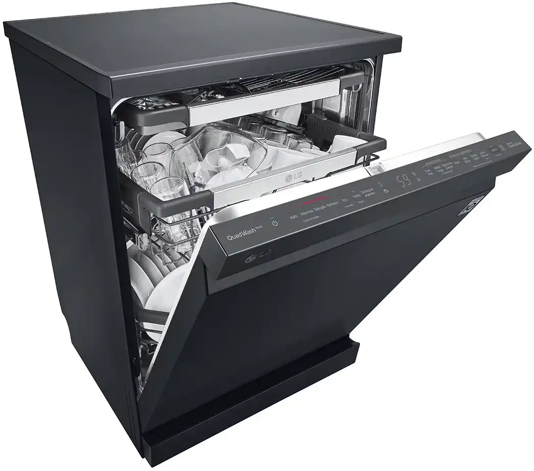 LG Dishwasher 14 Person, Steam Function, Digital Display, Black, DFC335HM