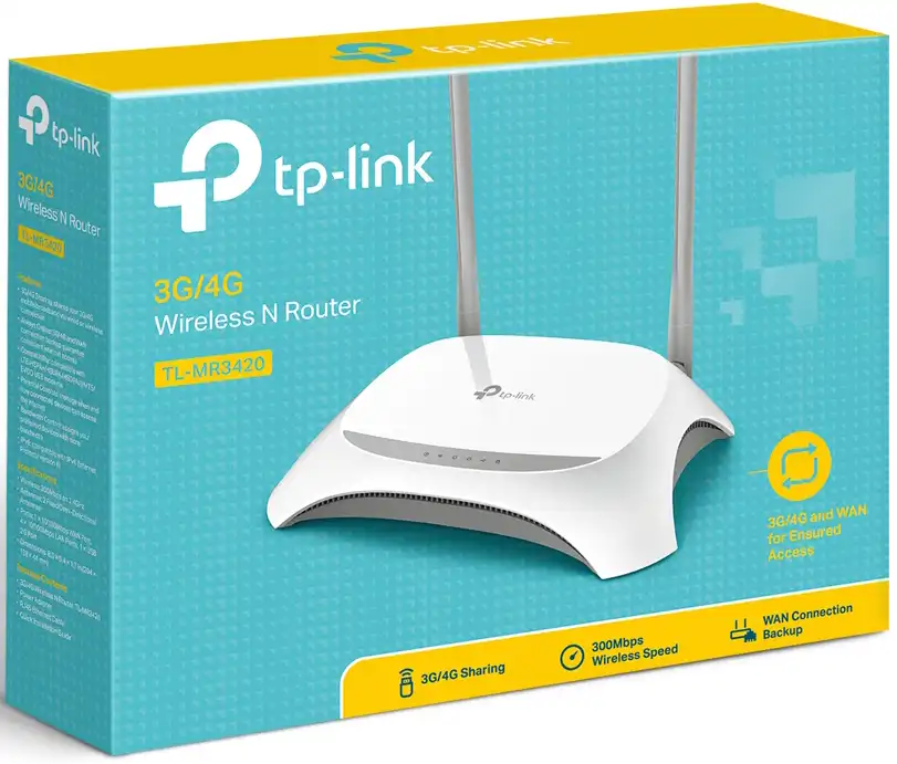 TP-Link 3G-4G Wireless Router, White, TL-MR3420