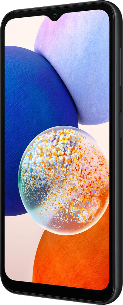 Samsung Galaxy A14 Dual SIM Mobile , 128GB Memory, 4GB RAM, 4G LTE, Black