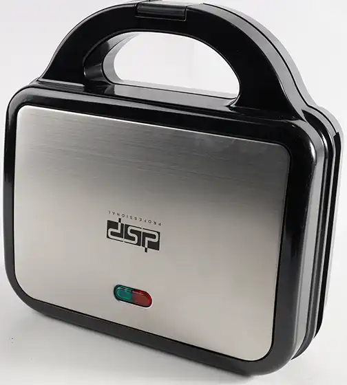 صانع الساندوتش والوافل دي اس بي، 3 شرائح، 750 وات، فضي ، KC1209