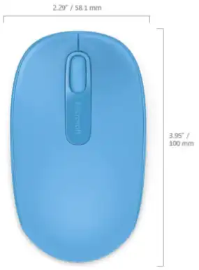 ماوس لاسلكي من مايكروسوفت 1850 ،1000 DPI،أزرق ،MO984