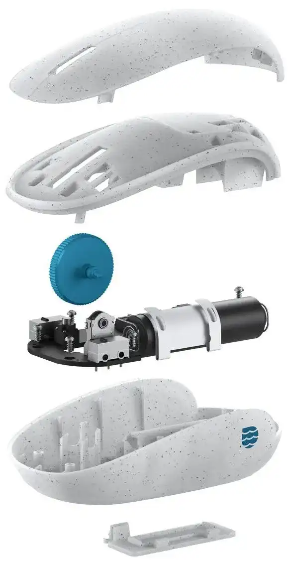 ماوس لاسلكي من مايكروسوفت المحيط بلاستيك ،بلوتوث،أبيض،MO133
