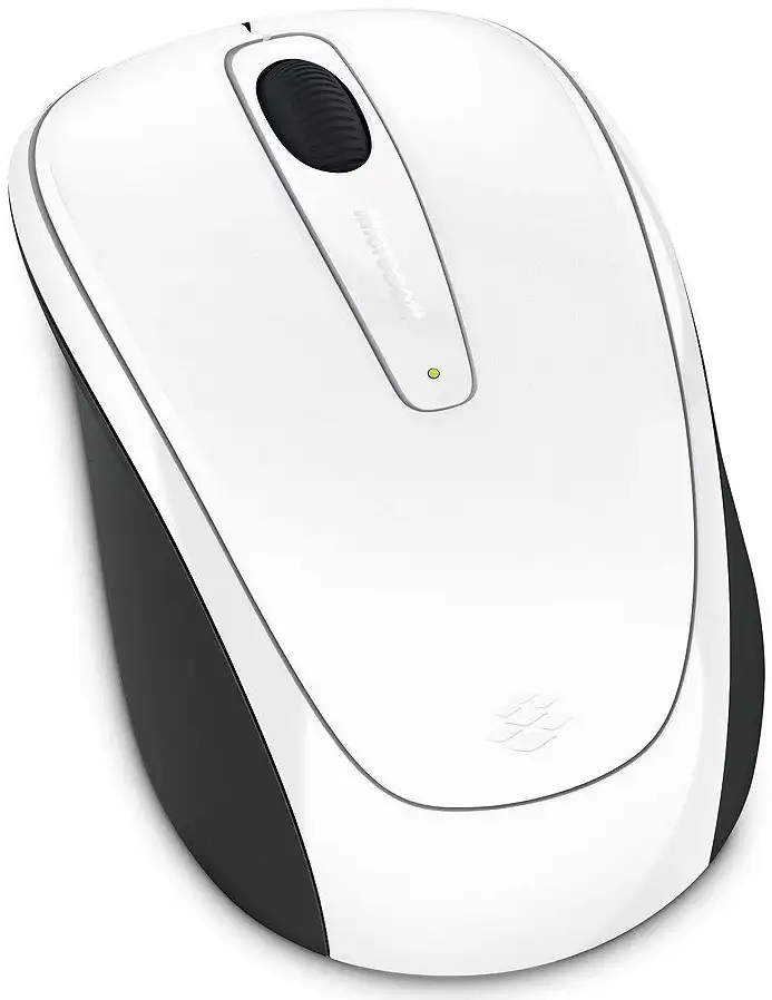 Microsoft Wireless Mouse 3500, 1000 DPI, White, MO609