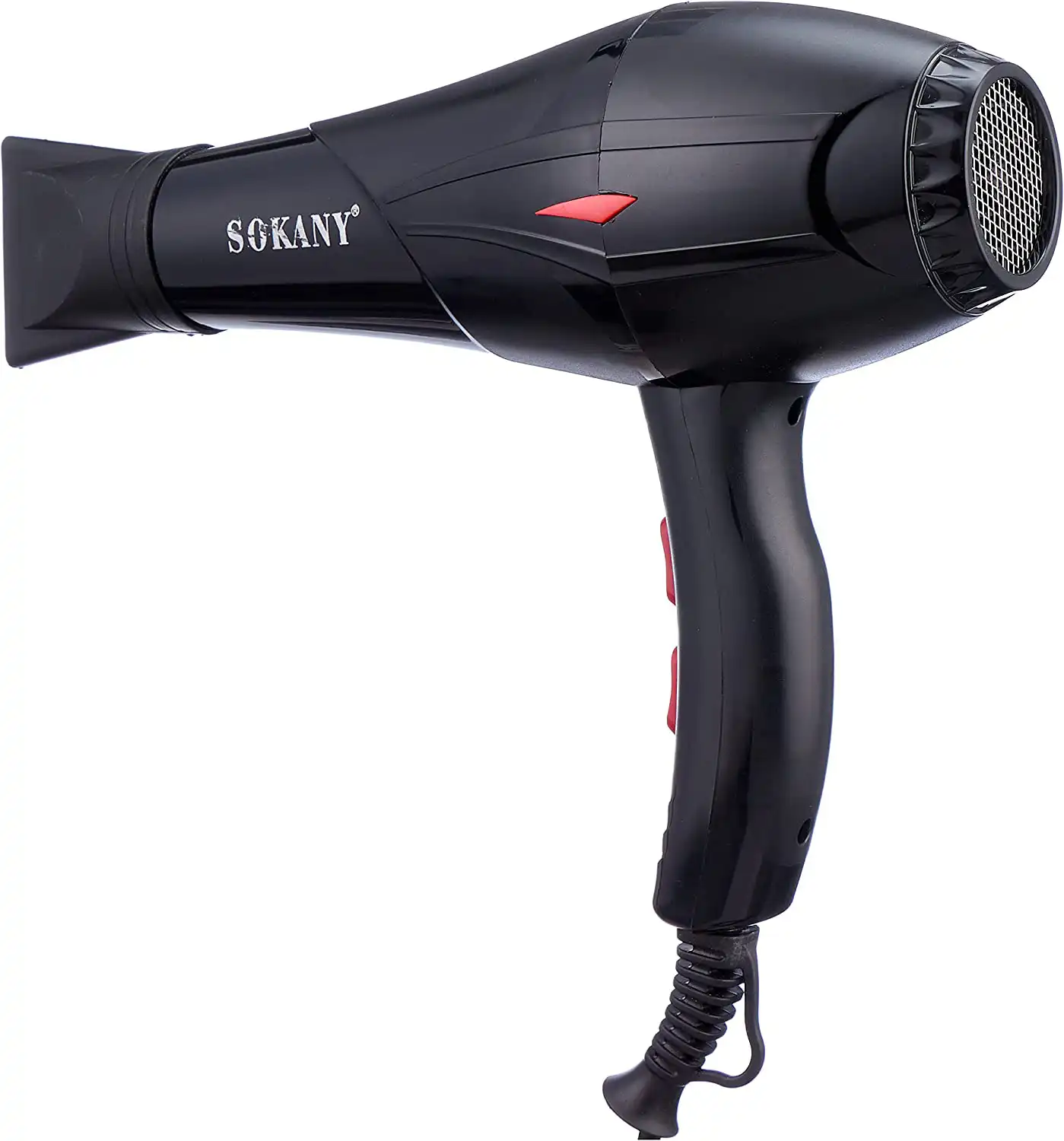 Sokany hair dryer, 2300 watt, 2 speeds, black, HS-3890