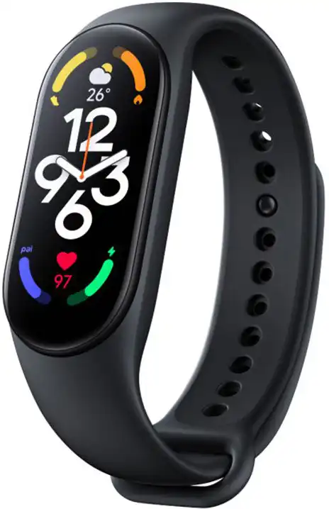 Redmi Smart Band 7, Bluetooth 5.2, 1.62 Inch Touch Screen, Water Resistant, 14 Day Battery Life, Black