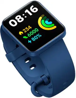 Redmi Watch 2 Lite Smart Watch, Bluetooth, 1.55 inch Touch Screen, Water Resistant, 262 mAh Battery, Blue, BHR5440GL