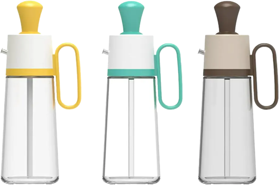 زياتة طعام زجاج بفرشاه - ألوان متعددة