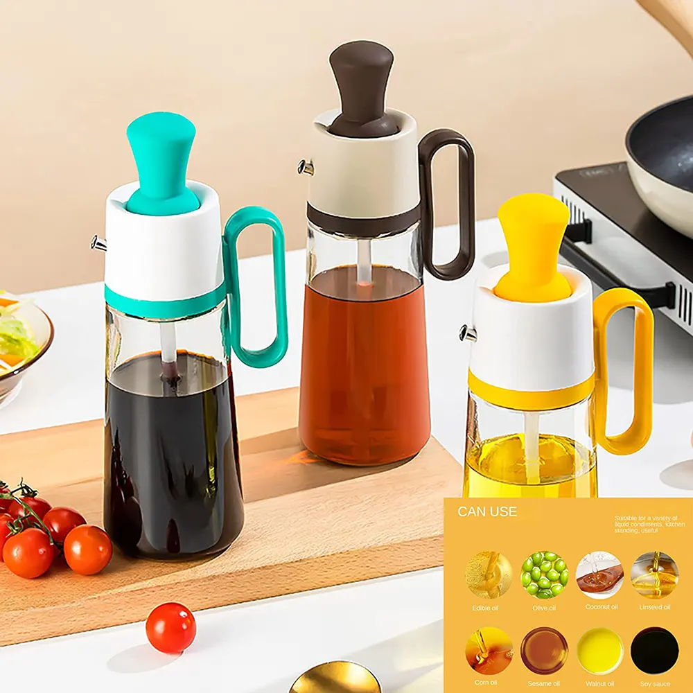 زياتة طعام زجاج بفرشاه - ألوان متعددة