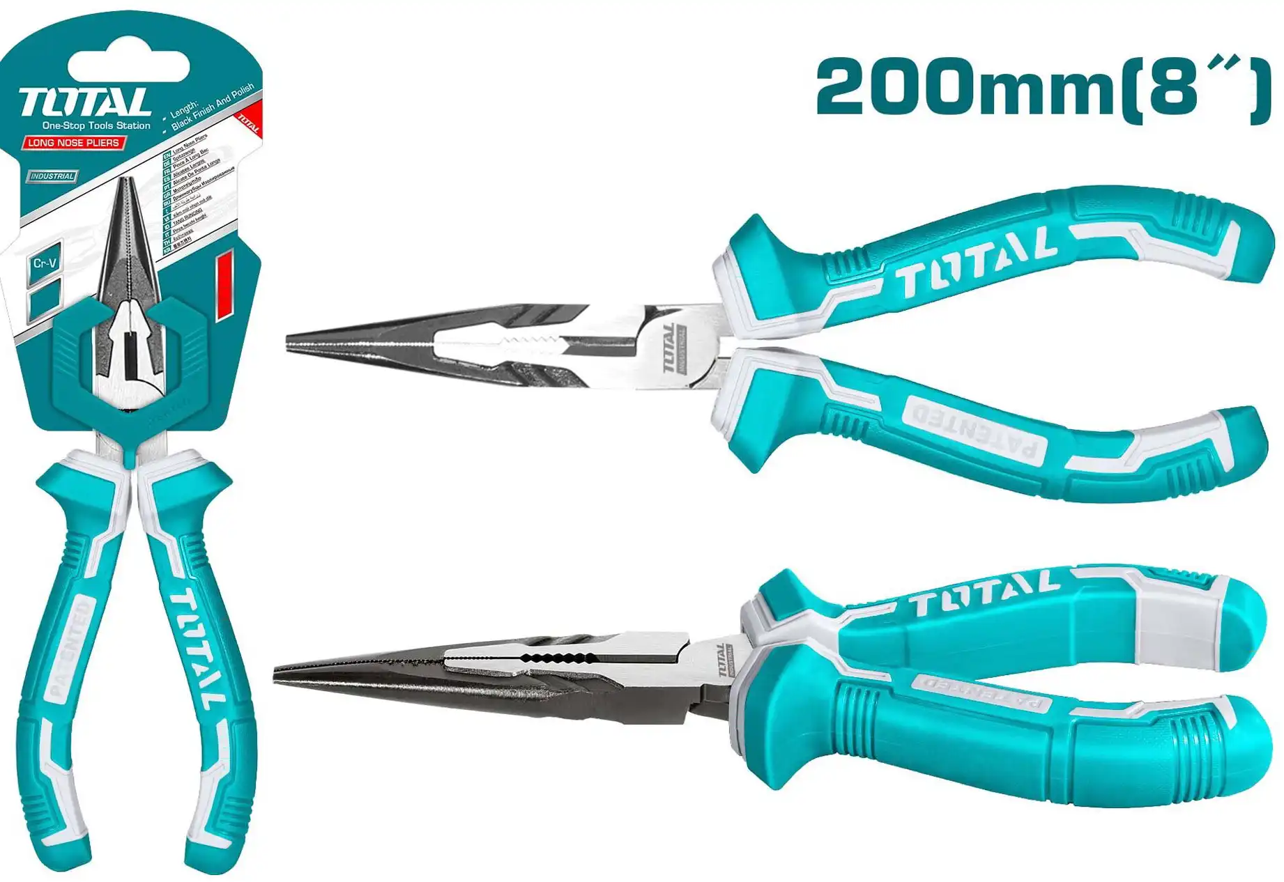 Total Pliers, 8 inch, 200 mm, THT220806S