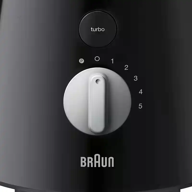 Braun electric blender, 800 Watt, 1.75 litres, black, JB3060B (with Raya warranty)