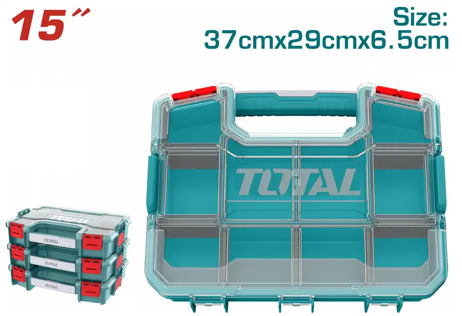 شنطه عده بلاستيك من توتال 15 بوصه  ،TPBX1151