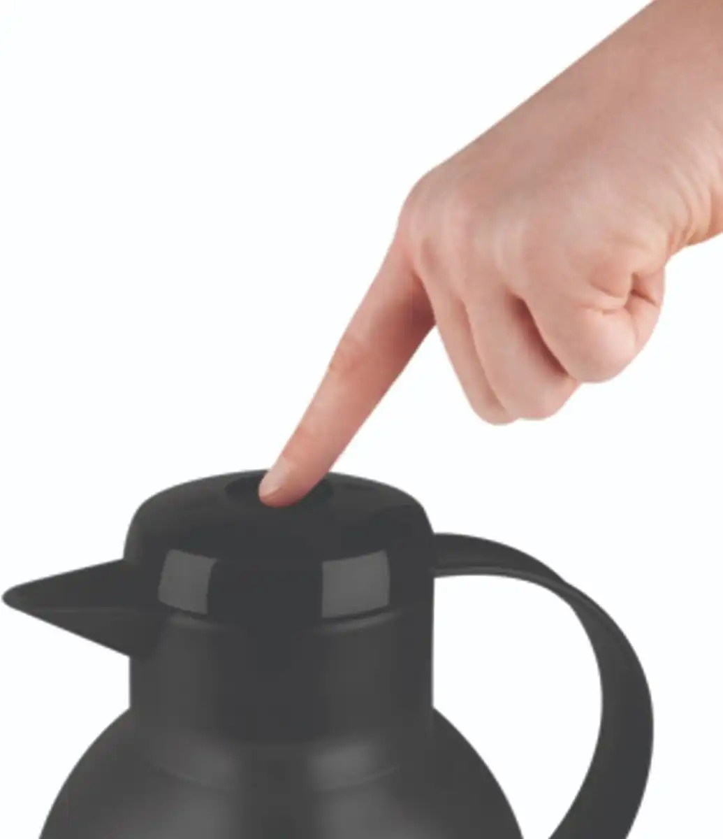 Tefal Thermos Samba Germany,Snap cap, capacity 1 liter, black