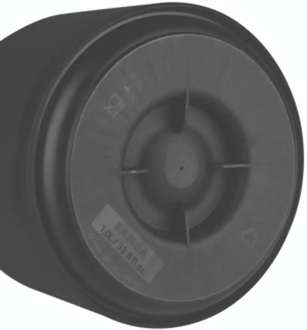 Tefal Thermos Samba Germany,Snap cap, capacity 1 liter, black