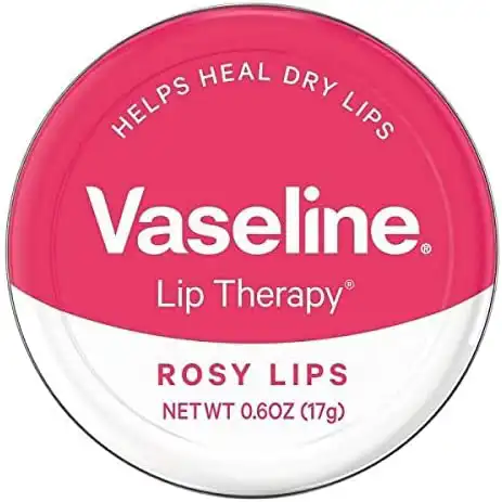Vaseline Lip Therapy Rosy Lips with Rose and Almond Oil, 20 gm