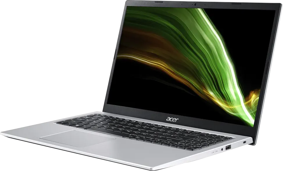 Laptop Acer Aspire 3 A315-58-59YM Intel Core I5-1135G7, 8GB RAM, 1TB HDD+256GB SSD Hard Disks, 15.6” FHD Display, NVIDIA MX350 2GB Graphics, Pure Silver