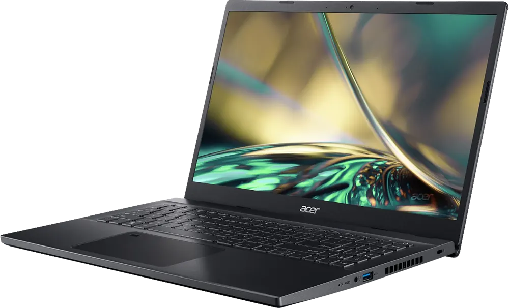 Acer Aspire 7 A715-51G-563H Laptop, Intel® Core™ i5-1240P, 12th Gen, 8GB RAM, 512GB SSD, NVIDIA® GeForce® RTX™ 3050 4GB GDDR6, 15.6 Inch FHD, Black