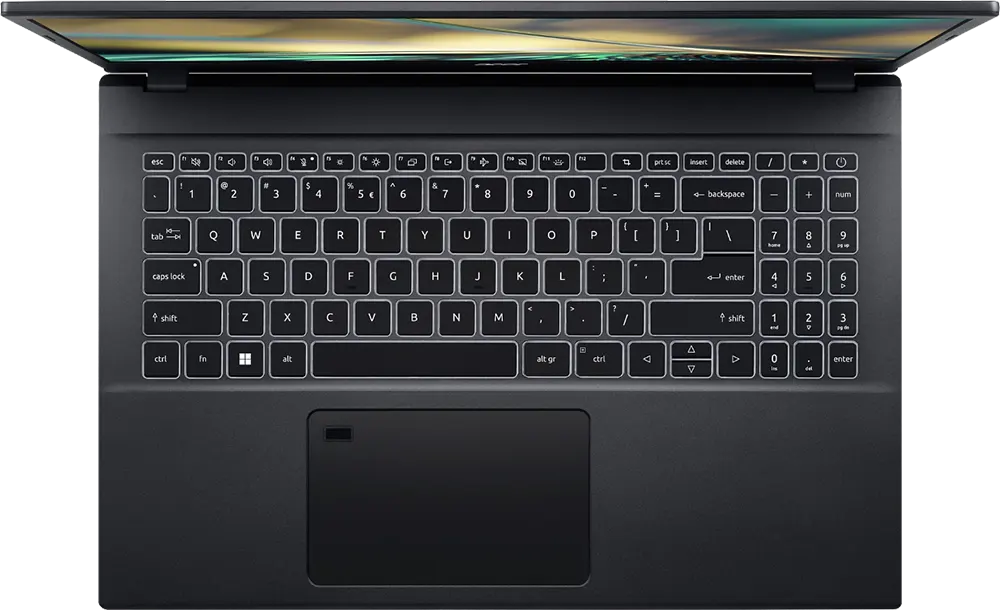 Acer Aspire 7 A715-51G-563H Laptop, Intel® Core™ i5-1240P, 12th Gen, 8GB RAM, 512GB SSD, NVIDIA® GeForce® RTX™ 3050 4GB GDDR6, 15.6 Inch FHD, Black