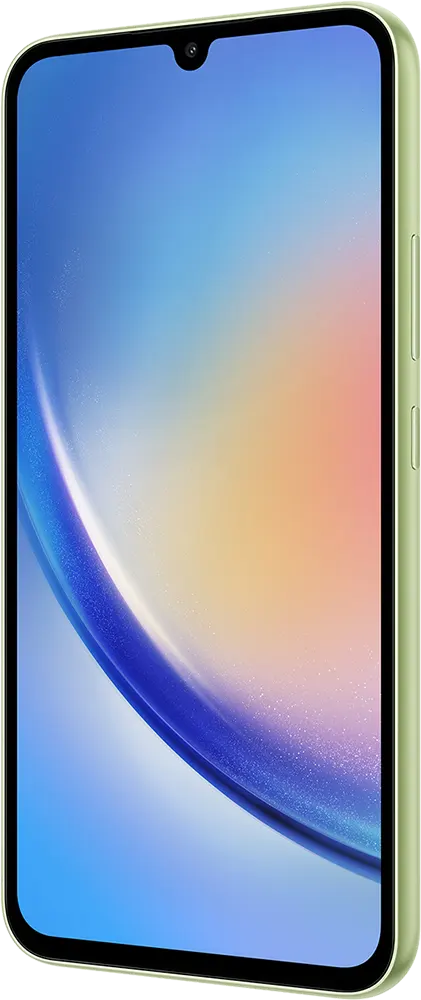 Samsung Galaxy A34 Dual SIM Mobile , 128GB Memory, 8GB RAM, 5G, Awesome Lime