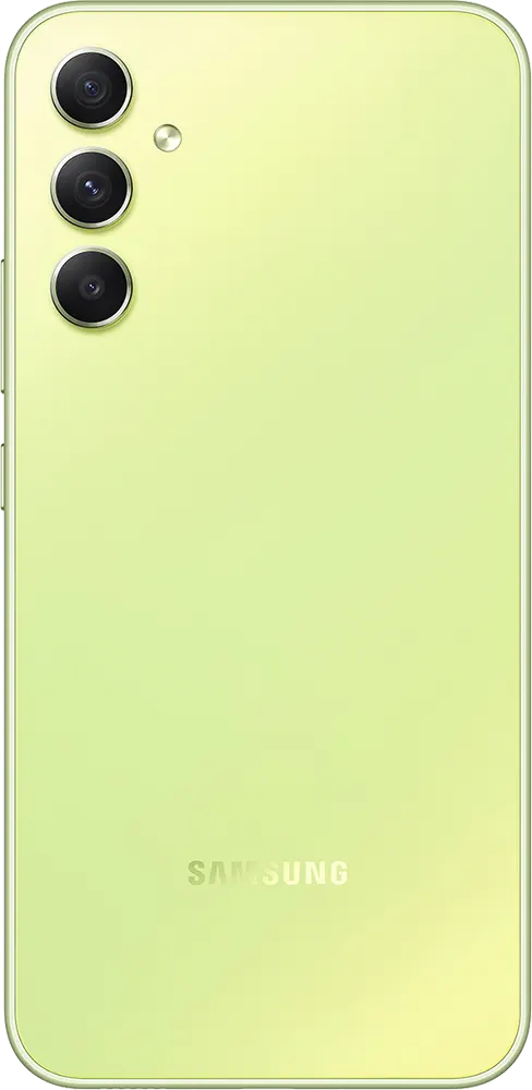 Samsung Galaxy A34 Dual SIM Mobile , 128GB Memory, 8GB RAM, 5G, Awesome Lime