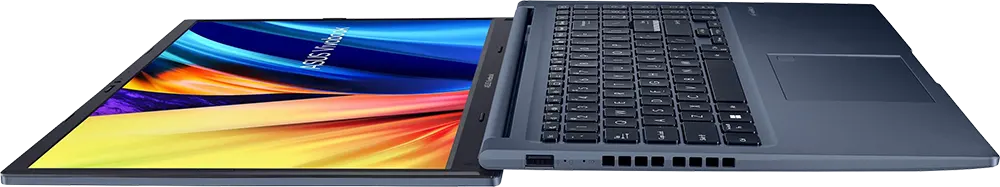 لاب توب أسوس فيفوبوك 15 (X1502ZA-EJ007W)، معالج Intel® Core™ i7-1255U، الجيل الثاني عشر، رامات 8 جيجابايت، 512 جيجابايت M.2 NVMe هارد، Intel® Iris X Graphics، شاشة 15.6 بوصة FHD، ويندوز 11، أزرق