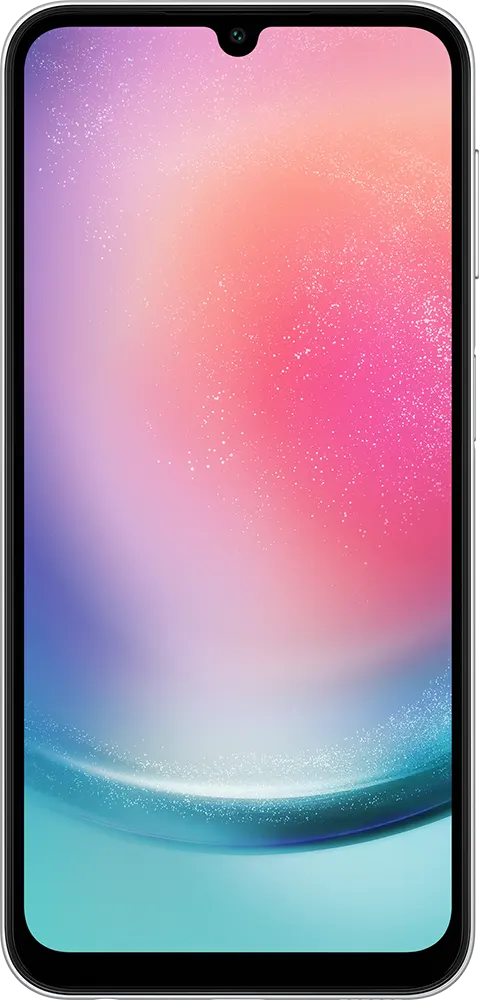 Samsung Galaxy A24 Dual SIM Mobile , 128GB Memory, 6GB RAM, 4G LTE, Silver