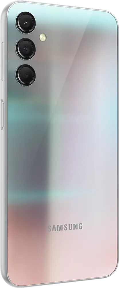 Samsung Galaxy A24 Dual SIM Mobile , 128GB Memory, 6GB RAM, 4G LTE, Silver