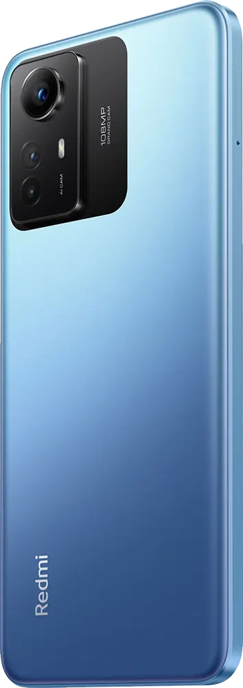 موبايل ريدمي نوت 12S ثنائي الشريحة ، ذاكرة 256 جيجابايت ، رامات 8 جيجابايت ، شبكة الجيل الرابع إل تي إي،ازرق ثلجي