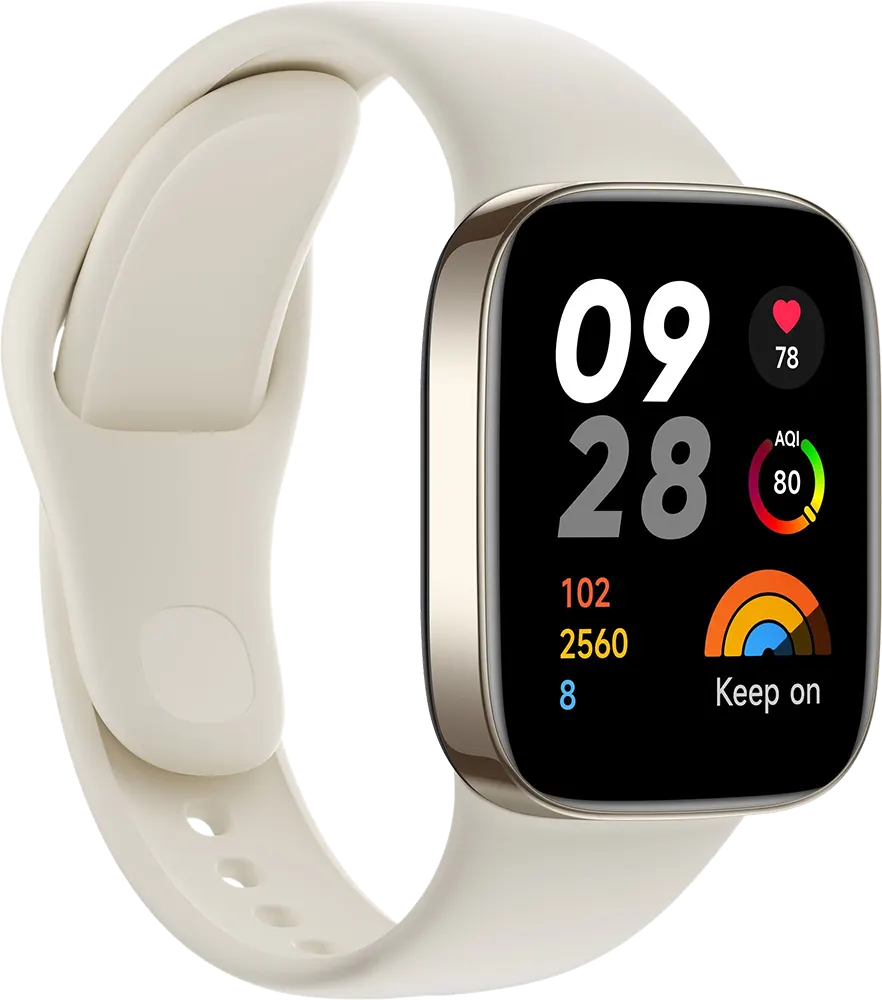 Redmi Watch 3, 1.75" AMOLED Display, Ivory