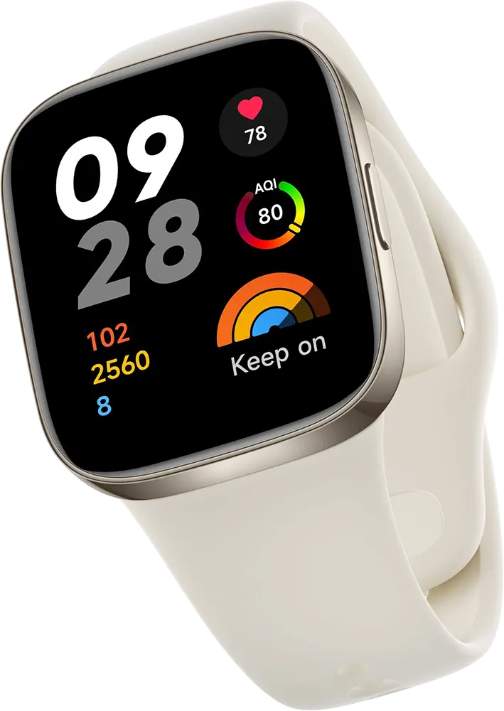 Redmi Watch 3, 1.75" AMOLED Display, Ivory