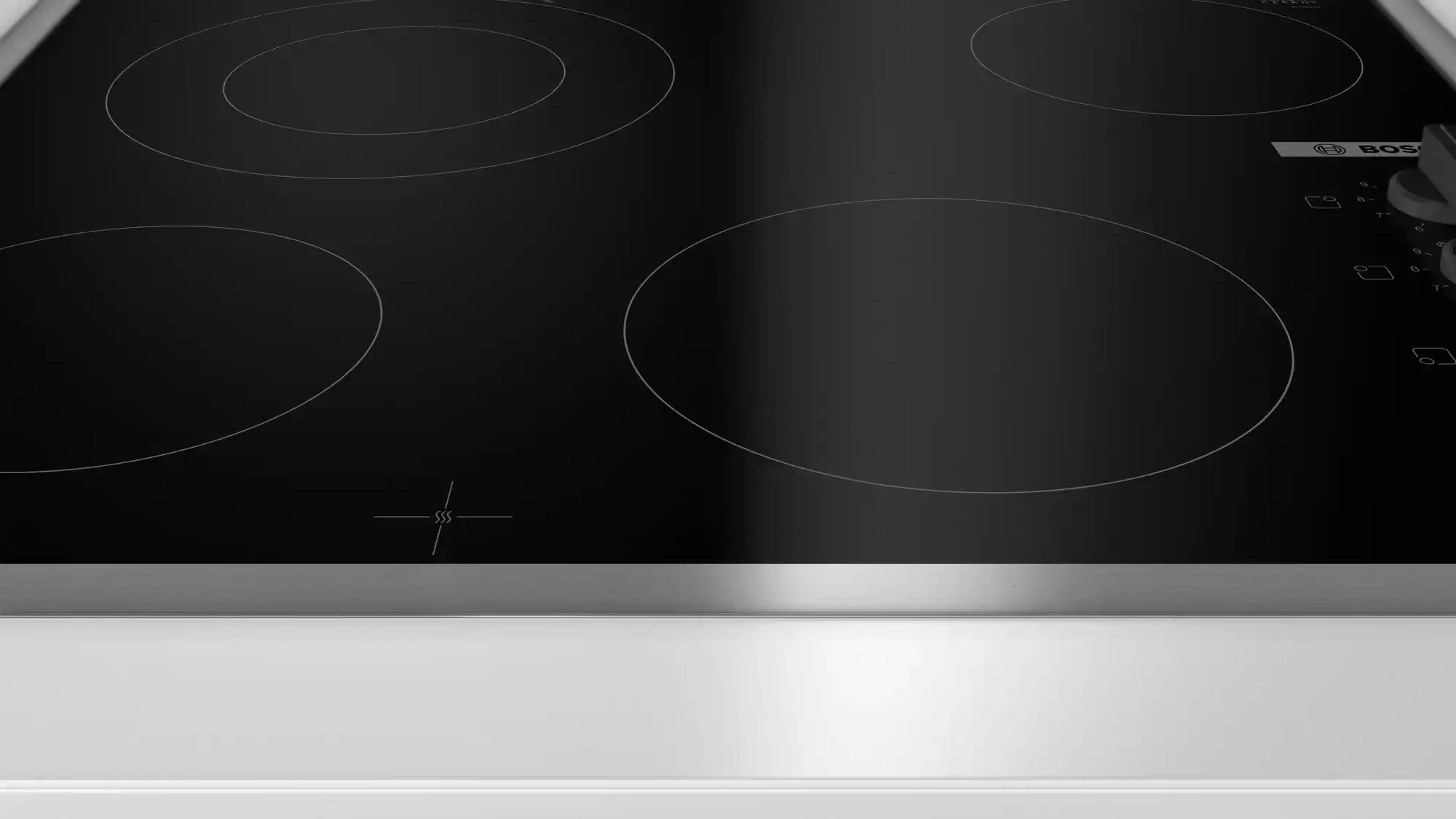Bosch Built-in Hob, 60 cm, 4 Electric Burners, Black, PKF645CA2E