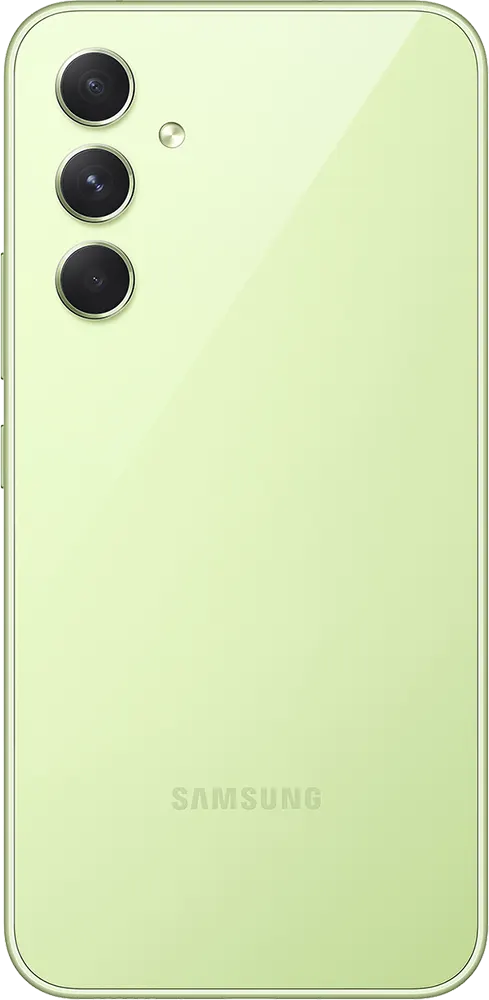 Samsung Galaxy A54 Dual SIM Mobile , 128GB Memory, 8GB RAM, 5G, Awesome Lime