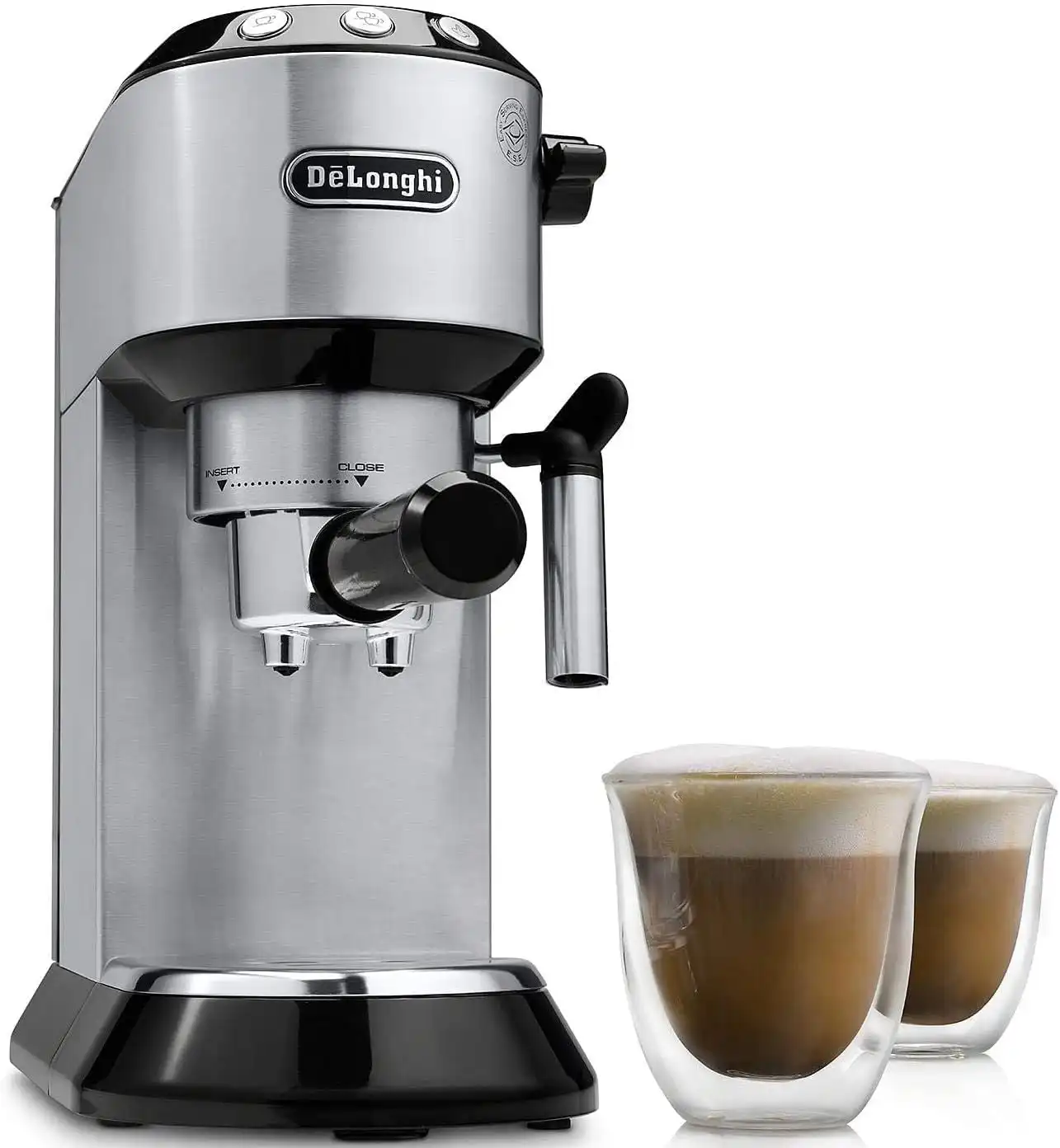 ماكينة تحضير قهوة الإسبريسو ديلونجي، 1300 وات، فضي ، EC685M