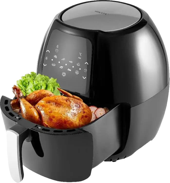 Sokany Air Fryer, 1800 Watt, 8 Liters, Digital Display, Black, SK-8014