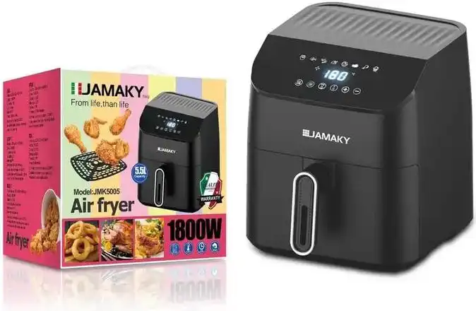 Black + Decker AerOfry Air Fryer, 1500 Watt, 4 Liters, Black - AF300, Best  price in Egypt