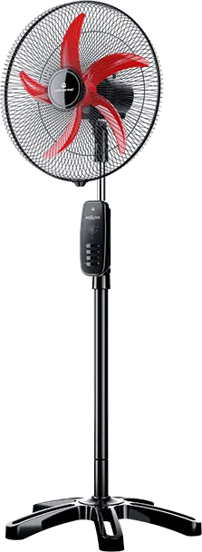 مروحة ستاند يونيفرسال اباتشى 18 بوصة، 3 سرعات، أسود*أحمر، SF18-A