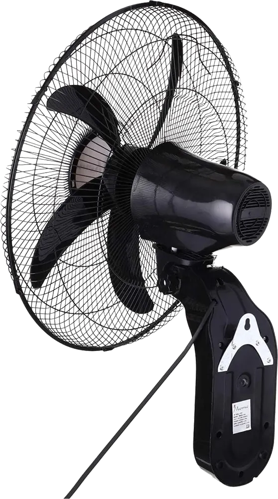 مروحة حائط اى هوم اركا 18 بوصة، 3 سرعات، أسود