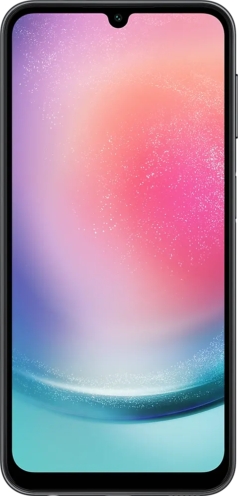 Samsung Galaxy A24 Dual SIM Mobile , 128 GB Memory, 8GB RAM, 4G LTE, Black